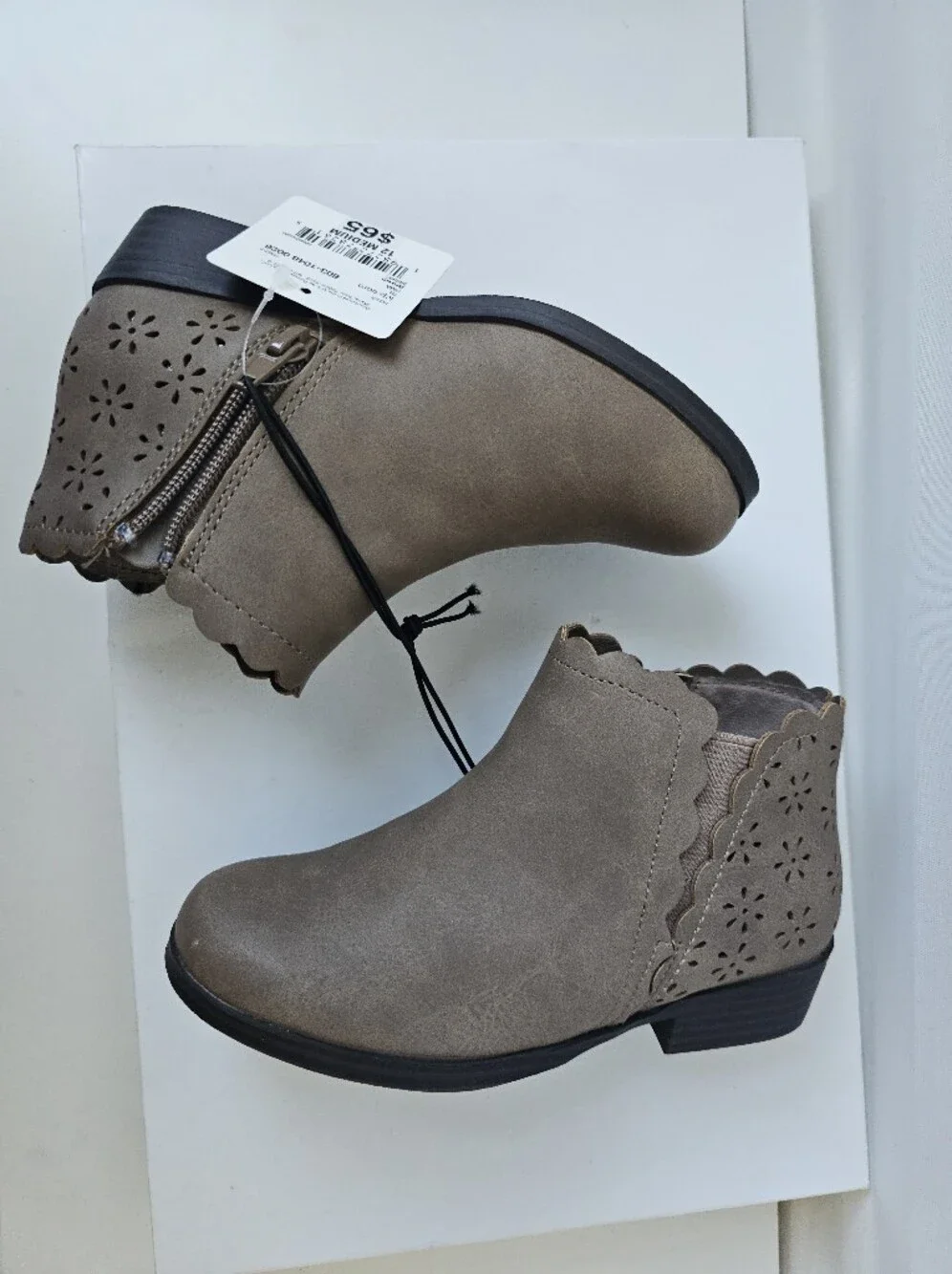 Thereabouts Girls TH PIMA Brown Ankle Boots Size 12M - NIB
